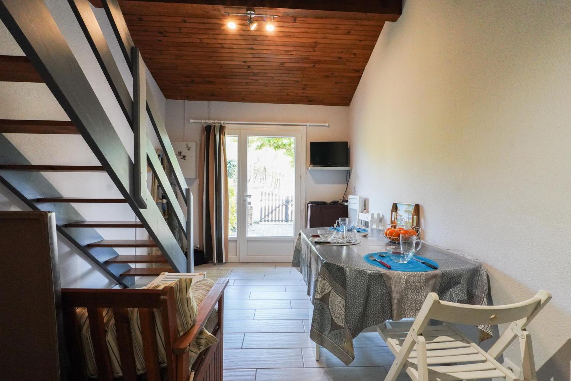 Maisonnette au pied de l'Océan avec terrasse Biscarrosse Extérieur photo
